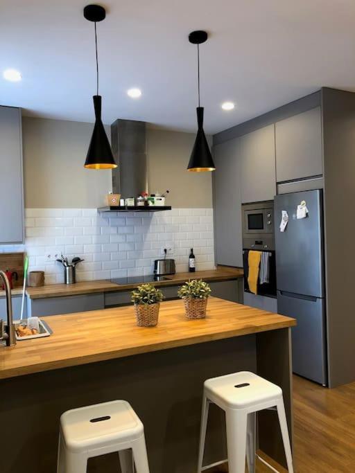 Gran Terraza, Vivienda Unica! Muy Centrica Apartman Torrelavega Kültér fotó