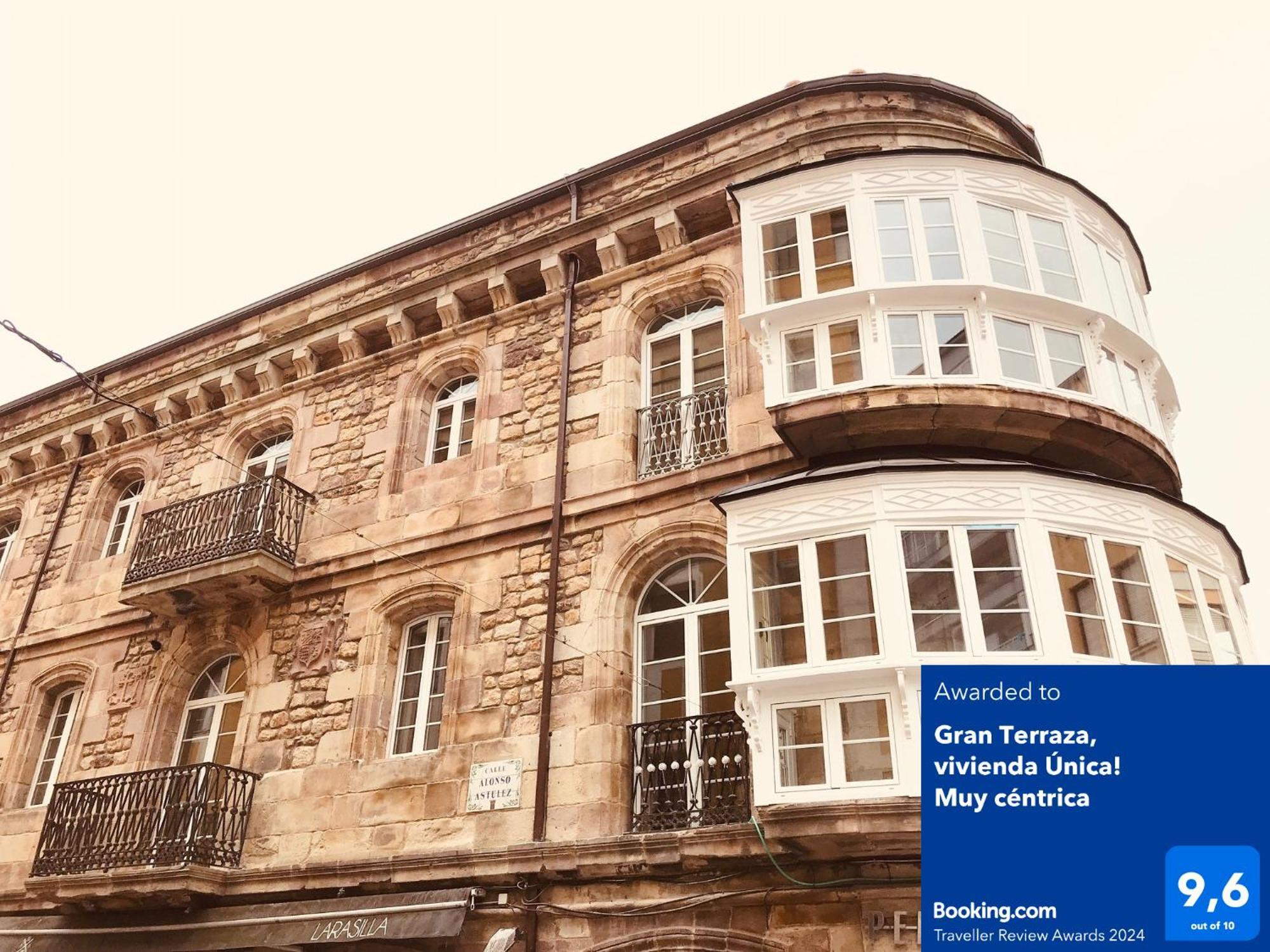 Gran Terraza, Vivienda Unica! Muy Centrica Apartman Torrelavega Kültér fotó